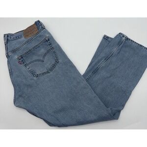 Vintage Y2K 2000 Levis 501 XX Denim Jeans Mens 38 x 30 Button Fly Made In Mexico